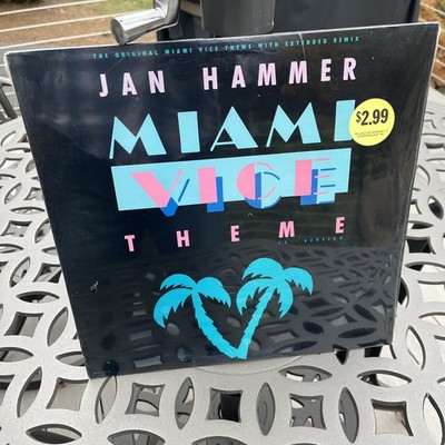 JAN HAMMER - Miami Vice Theme (MCA, 1985) 12'' Vinyl Record Single NEW SEALED