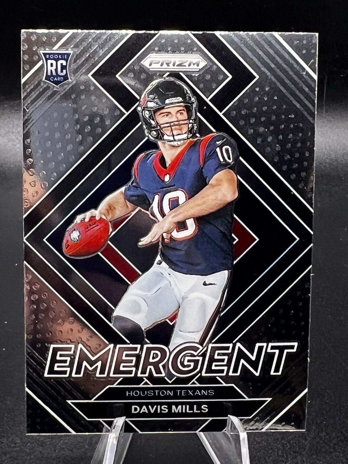 2021 Panini Prizm Emergent #18 Davis Mills RC Rookie Texans