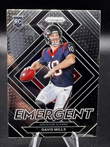 2021 Panini Prizm Emergent #18 Davis Mills RC Rookie Texans