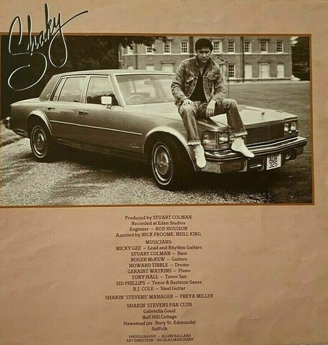 Shakin' Stevens LP "Shaky" Orig 1981 UK 1st Press Album + Insert, Near Mint Cond - Picture 5 of 12