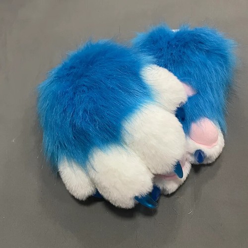 Pelzige Tierpfoten Handschuhe Fursuit Kigurumi Cosplay Kostüm tragbar Pfotenrequisiten - Bild 9 von 38