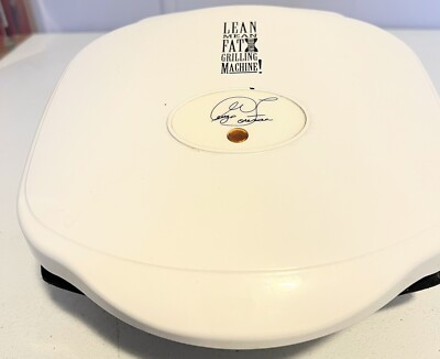 GEORGE FOREMAN GRILLING MACHINE, MODEL GR10ADG, LEAN FAT REDUCING No Drip Tray