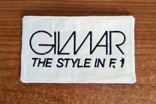 Toppa patch GILMAR MINARDI F1 1986 x tuta suit Andrea DE CESARIS