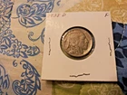 1938D BUFFALO NICKLE--FREE SHIP-CARDED-HIGH GRADE--LAST YEAR