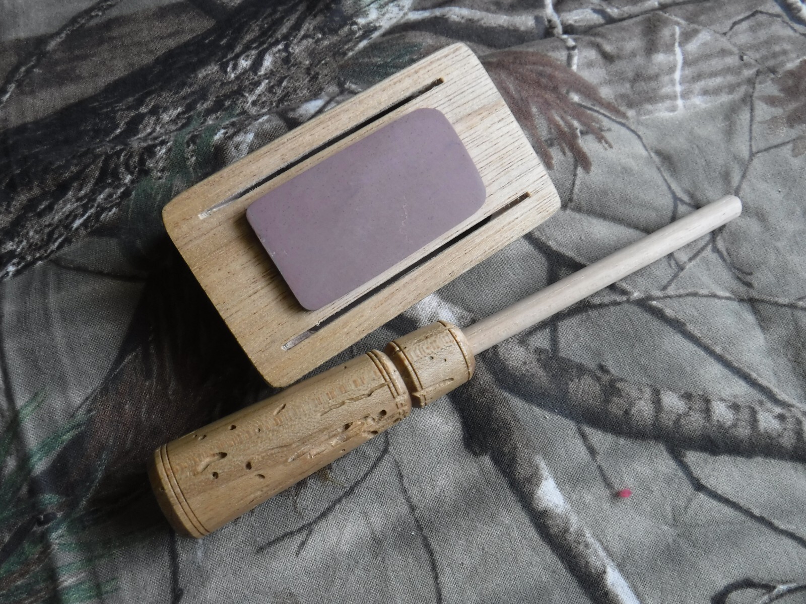 TURKEY  FRICTION CALL WORMY CURLY MAPLE  Pocket RED Slate TYLERSBURG YELPERS