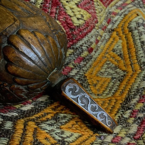 Waidmans Heil Antique Wood Hunter Handcarved Walnut Black Forest Dog Duck Rifle - Picture 6 of 20