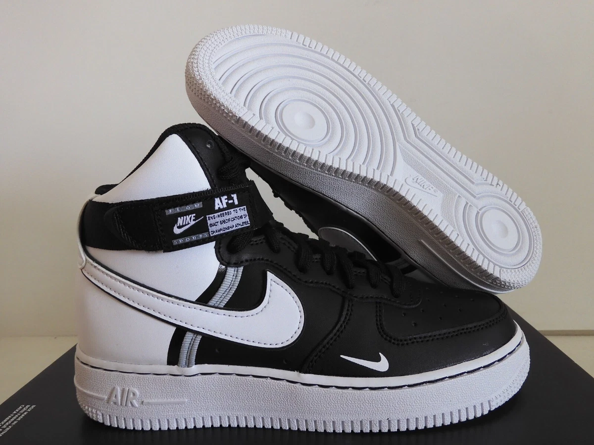 Air Force 1 High LV8 2 GS 'Black White