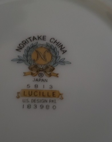 4 NORITAKE china LUCILLE 5813Pattern Fruit Berry Bowl EXCELLENT CONDITION 5 1/2" - Picture 4 of 4