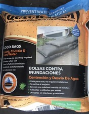 QUICK DAM FLOOD BAGS READY TO USE 6 BAGS GROWS TO 24" X 12" X 3.5" NIB