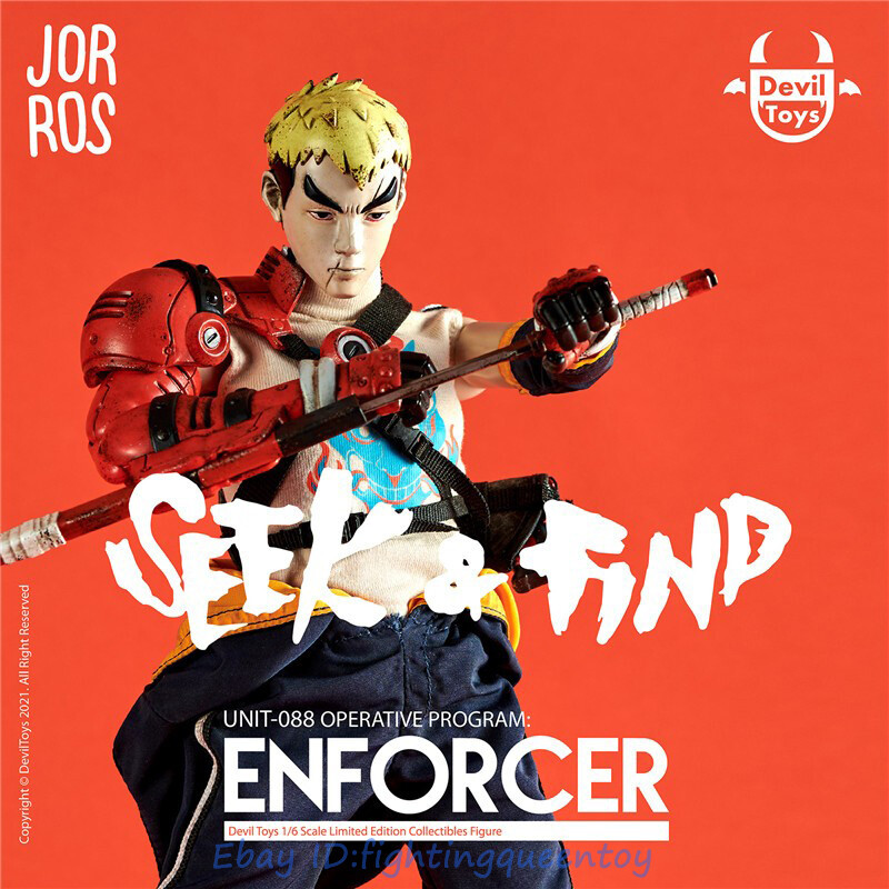 DEVIL TOYS x JOR ROS ENFORCER UNIT-088 1/6 Scale Figure Model