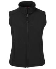 Jb's wear Ladies Layer Soft Shell Vest Urban Fit Mobile Phone & Zip up Pockets
