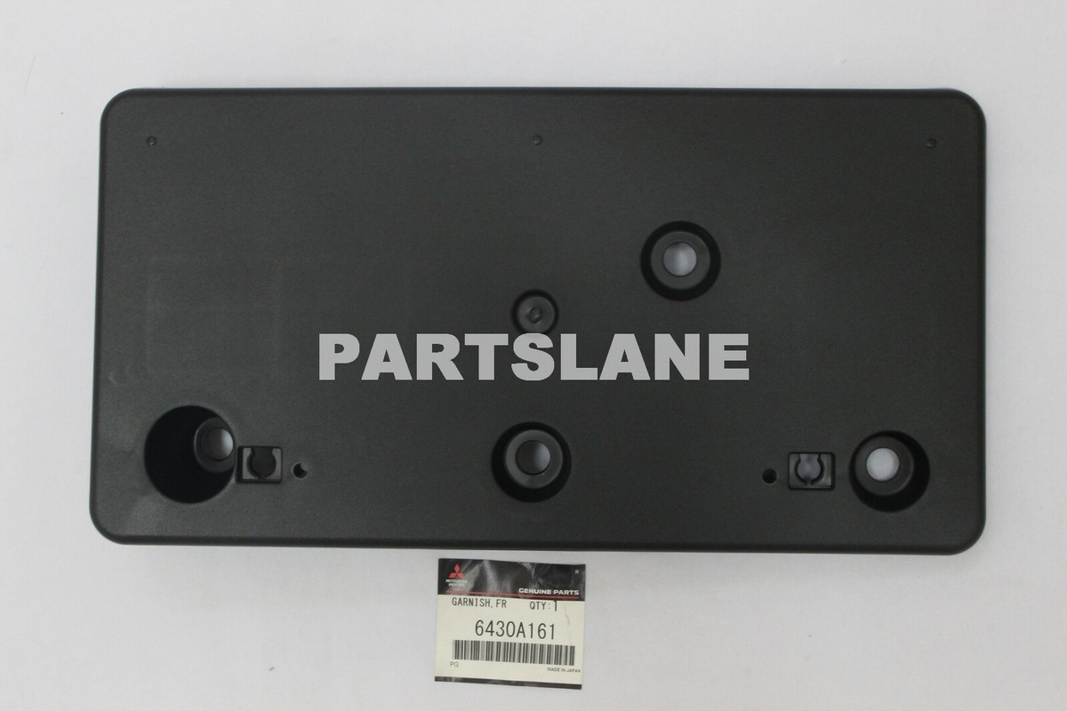 Mitsubishi Lancer CZ4A OEM Genuine Front License Plate Garnish
