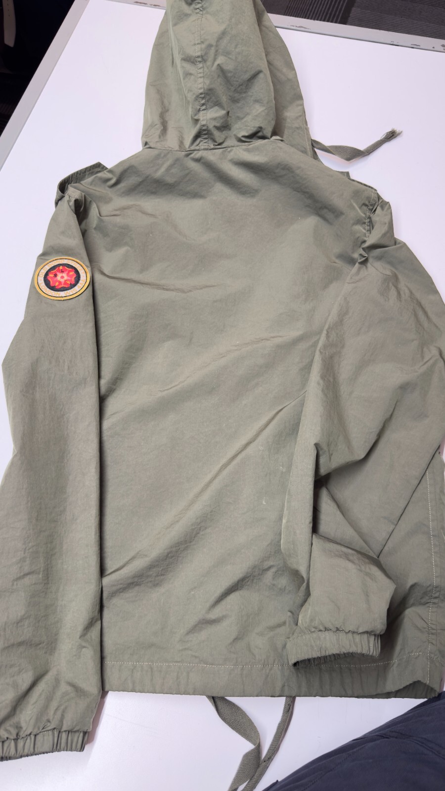 Giacca militare con cappuccio Saint Laurent Rose applicata 54EU 44US $1790 00 nuova con etichette