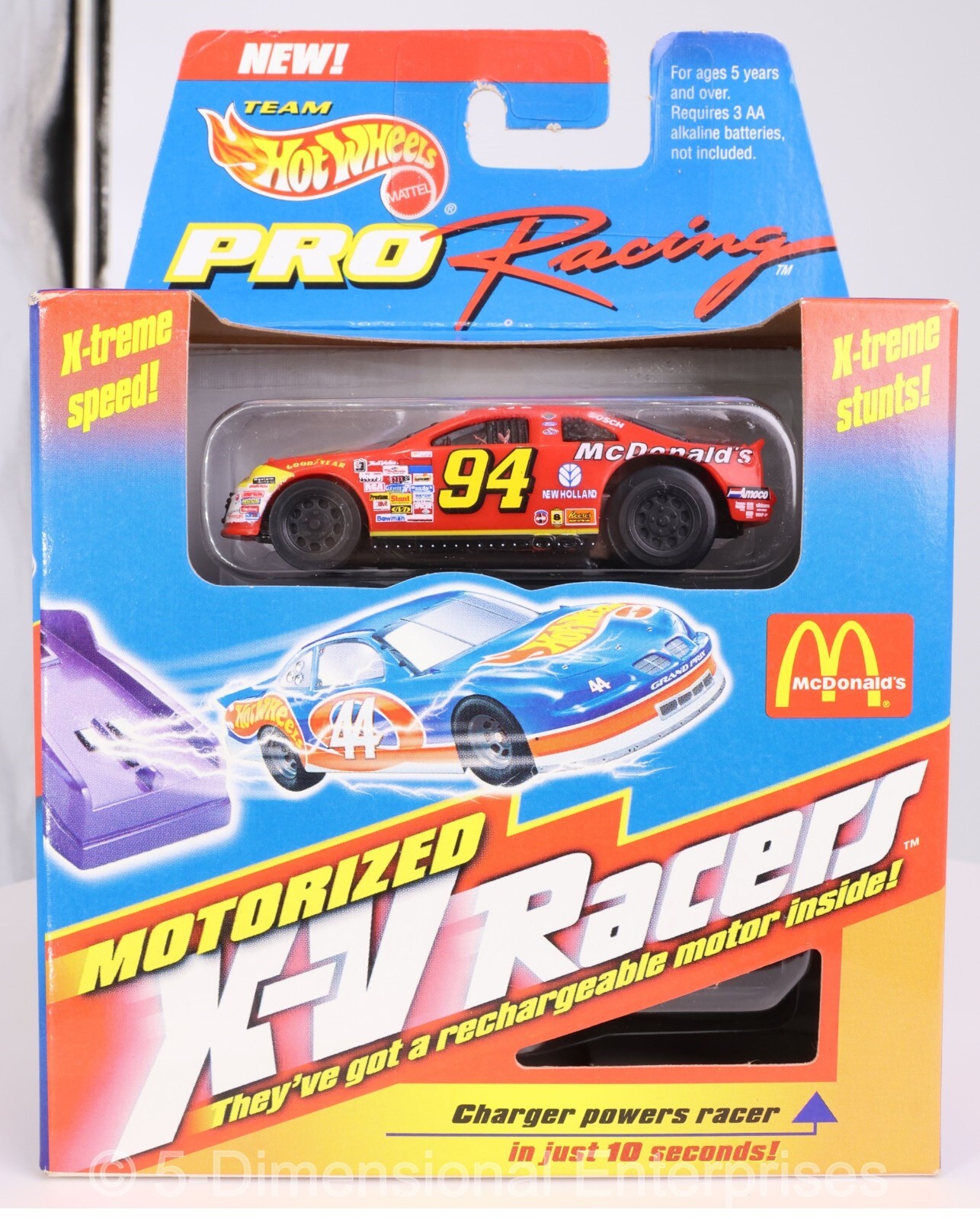 1996 Hot Wheels Motorized XV Racers MCDONALDS 94 NASCAR Pro Racing 17437 NIB eBay