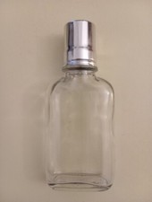 Fiaschetta in vetro 10 cl - con bicchierino in alluminio 