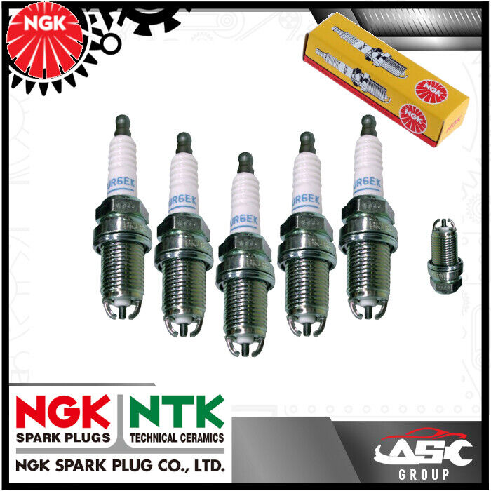 NGK Yellow Box Spark Plug - Stk No: 2213 - Part no: BKUR6EK - x5