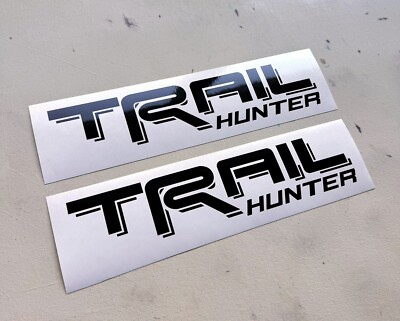 Trail Hunter TRD Side Stripe Banner SET OF 2 Decal Toyota Tacoma Tundra Sticker