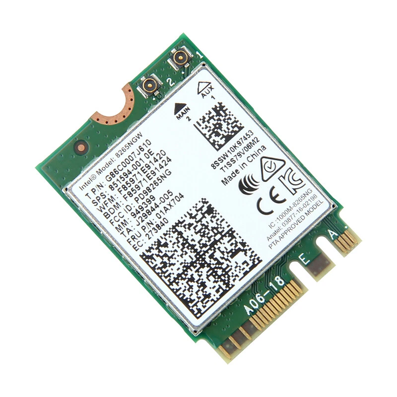 Wireless Card Intel 8265NGW Dual Band 802.11ac WiFi Bluetooth 4.2 wifi antenna - image 4 of 4