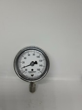 ASHCROFT 351009SWL02L300 Gauge,Pressure,0 to 300psi,Lower,3-1/2in