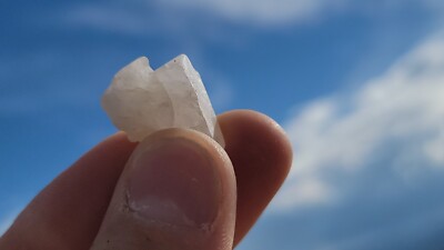 Cloudy Twin Barite Crystal from the Bookcliffs, Mesa County, Colorado