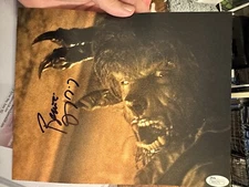 certified signed 8x10 photo JSA Coa Benicio Del Toro The Wolfman
