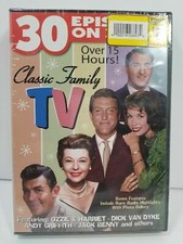 Classic Family TV 30 Episodes - 3 DVDs Dick Van Dyke, Jack Benny+ NEW in Plastic