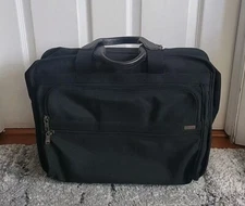 TUMI Alpha Ballistic Expandable 2 Wheeled Rolling Briefcase Carry On Travel Bag