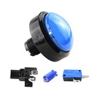 100mm Colorful Arcade Round LED Push Buttons Illuminated with Microswitch