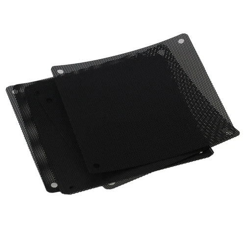 10 Pcs PVC PC Fan Screen Black PC Cooler Gauze Speaker Mesh Filter Computer Mesh