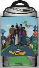 The Beatles Yellow Submarine Art Two Sided Huggie Can Cooler Koozie NEW UNUSED