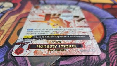 Honesty Impact OP11-018 Manga Alternate Art One Piece Card