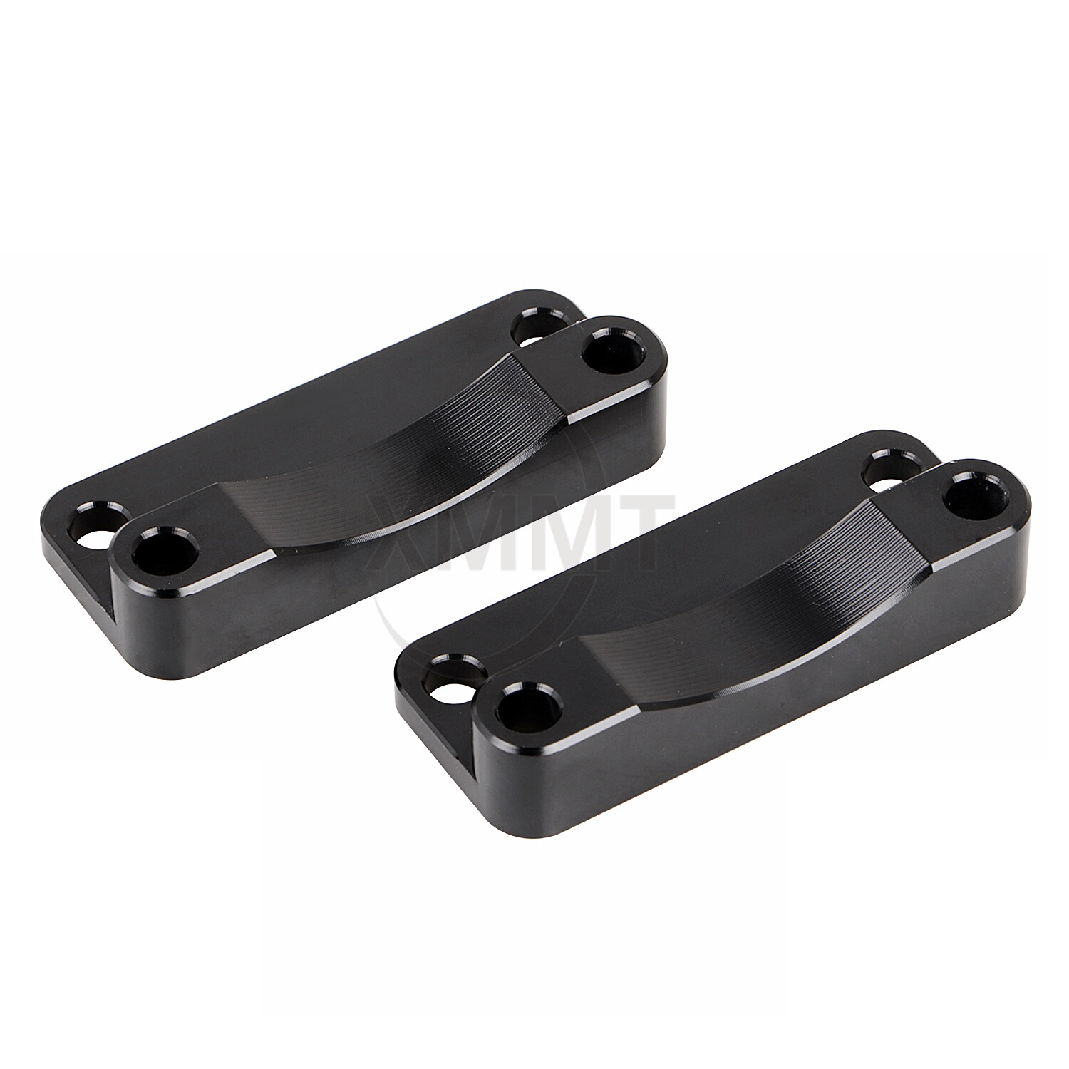 2PCS Black Front Fender Relocator Kit For Harley Touring Road King Glide USA