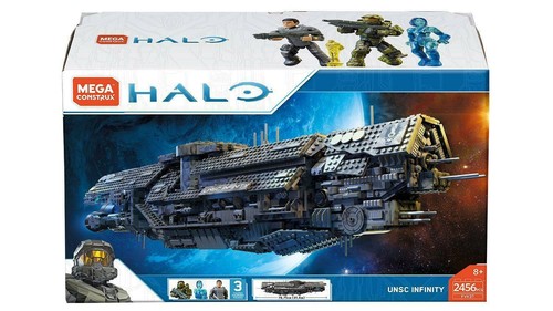 MEGA CONSTRUX HALO 4 UNSC INFINITY SET FVK37 MASTER CHIEF CORTANA CAPTAIN LASKY - Picture 1 of 11