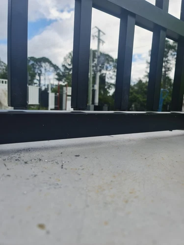 Spike Square top 1200x1800h Black White Grey Security Gates - Custom sizes - Picture 7 of 10