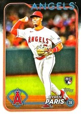 2024 Topps Series 2 #549 - Kyren Paris - Los Angeles Angels