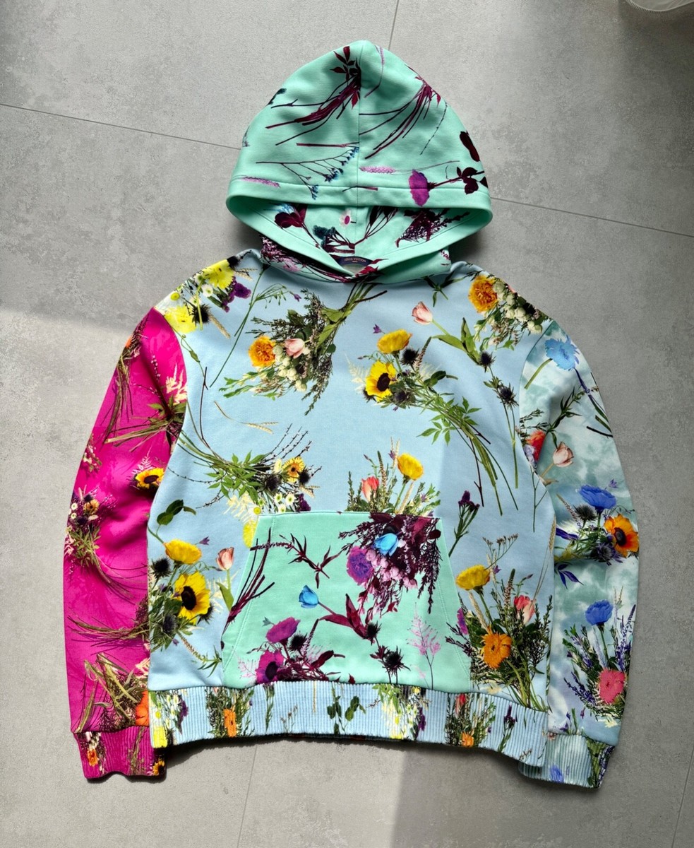 Louis Vuitton 花柄パーカー 秋冬ヘビロテ♪ LOUIS VUITTON ルイ ヴィトンパーカー ユニセックス 花