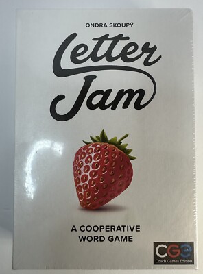 Letter Jam A Cooperative Word Game - NEW Factory Sealed - Free Shipping