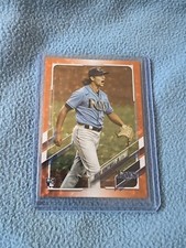 2021 Topps Baseball Update Orange Foil Rookie #US246 Brent Honeywell Jr. /299