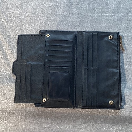 Badgley Mischka Black Long Card Wallet - Picture 4 of 8