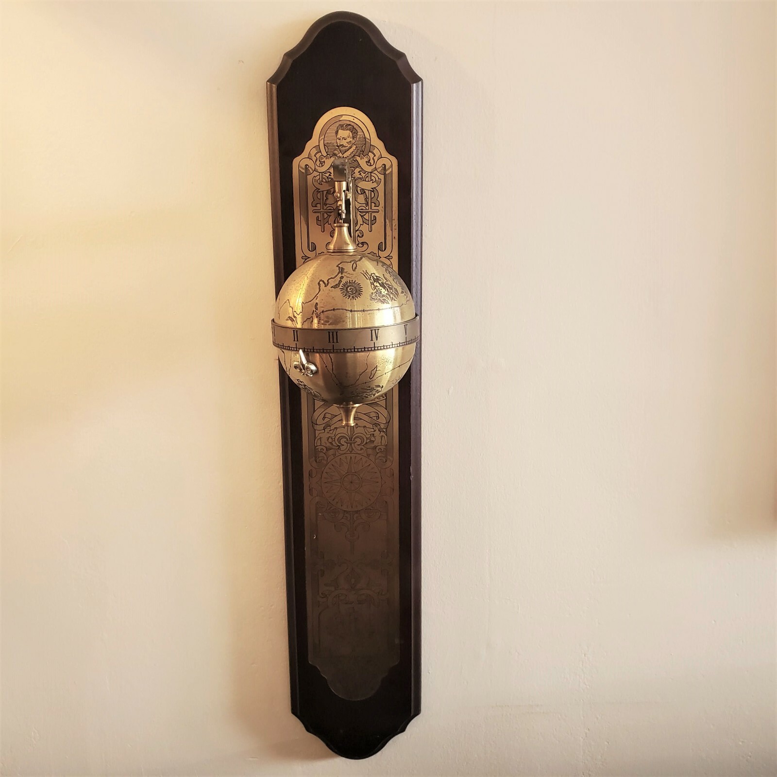 Thwaites & Reed Gravity Clock Sir Francis Drake Falling Ball Clock Franklin Mint eBay