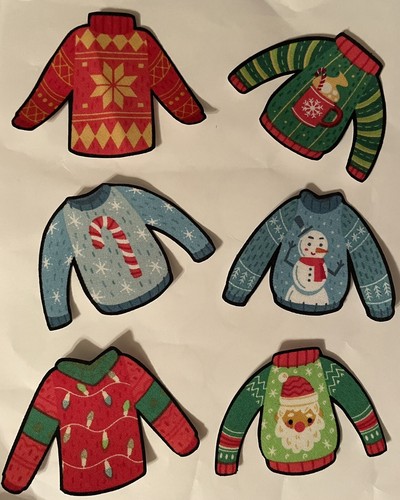 Ugly Christmas Sweaters - Iron On 