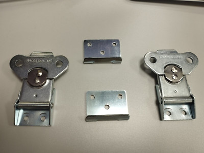 2 sets of Penn Elcom Large Unsprung Surface Latch with Catch Plate