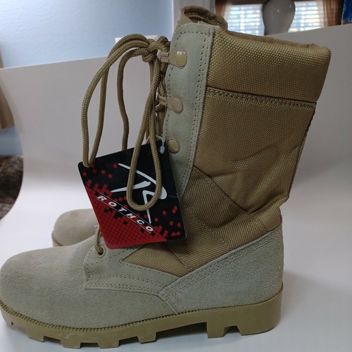 Rothco Clásico Botas para Jungla Militares-Desierto Tan Tamaño 6R
