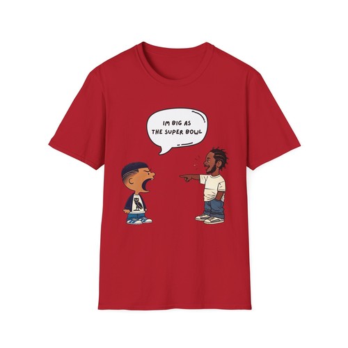 Kendrick Lamar Big As The Super Bowl Halftime Show Tee Hip Hop Graphic Shirt - Picture 38 of 41