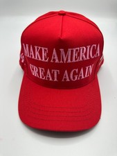 Official Make America Great Again Trump Cali Fame 45-47 Red Snapback Hat Cap