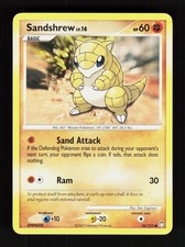 Pokemon Sandshrew 96/123 Mysterious Treasures Lightly Played