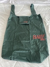 Bally Hike Tote Nylon Outdoors/Beach Bag Green