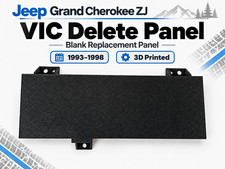 1993-1998 Jeep Grand Cherokee Zj Vic Delete Blank Replacement Panel 3d Printed
