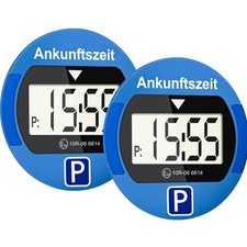 Elektronische Parkscheibe,KBA,Digital,Auto,Nachtmodus,2er Pack,Gro�er Bildschirm