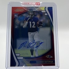 2021 Panini Absolute Rashod Bateman Auto 47/75 Ravens Rookie